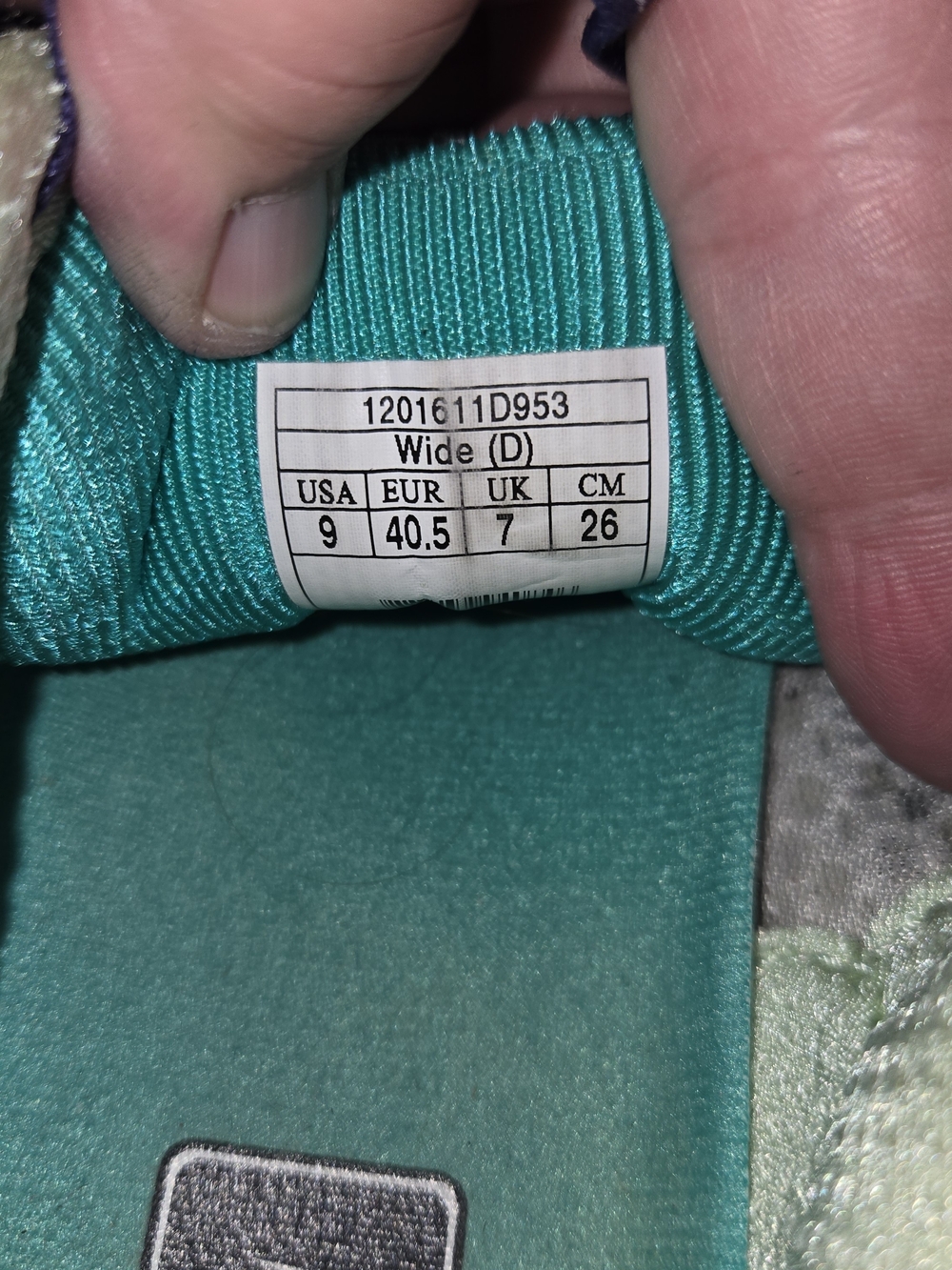 Brooks Ghost 7 'G7' Women's Running Shoes Gray/Teal/Purple Size 9 Wide - Picture 5 of 12